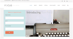 Desktop Screenshot of focuseyecenter.com